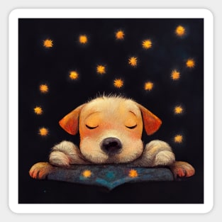 Dreaming Puppy Sticker